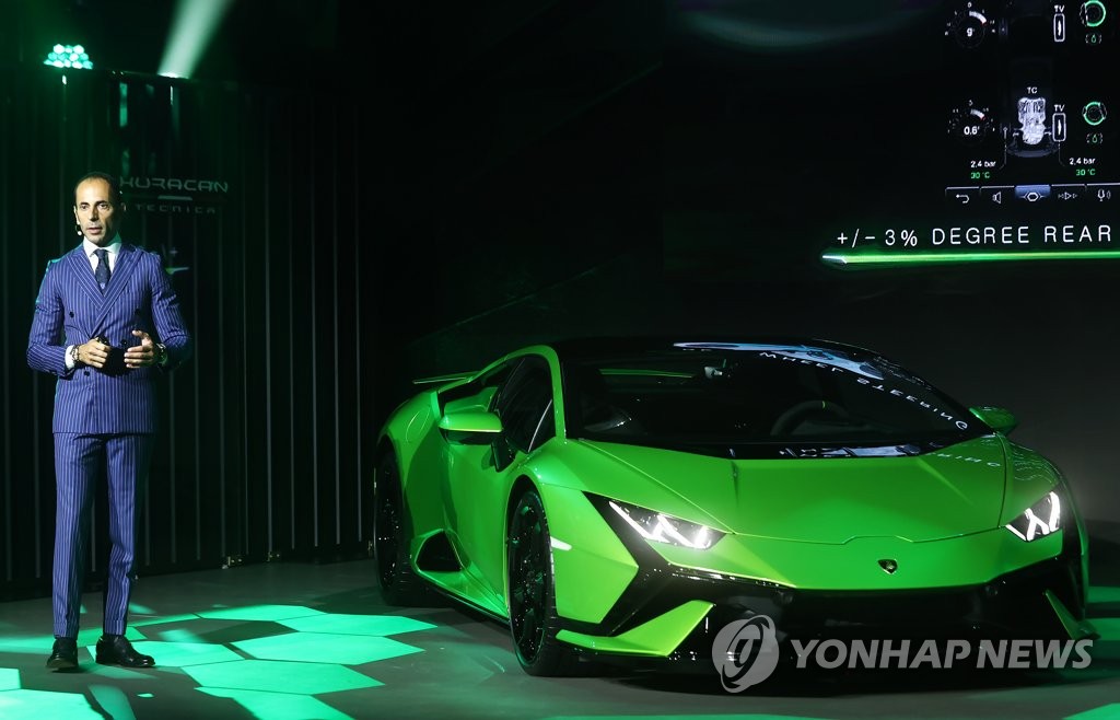 공개된 람보르기니 '우라칸 테크니카' | 연합뉴스 공개된 람보르기니 '우라칸 테크니카' | 연합뉴스