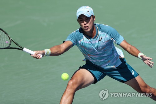 남지성, 코리아오픈 테니스 대회 단식 1회전서 탈락