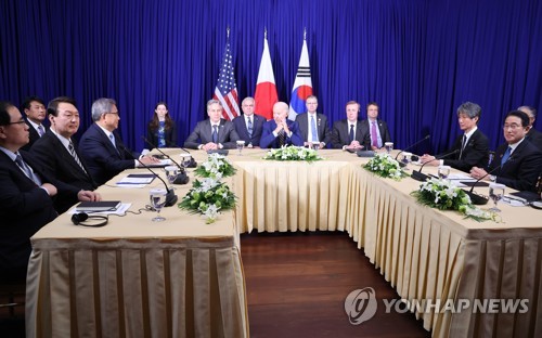 韓米日首脳の共同声明　「拉致問題は初明記」＝韓国外交部