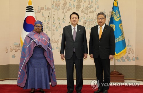 Yoon receives credentials from 6 non-resident African ambassadors