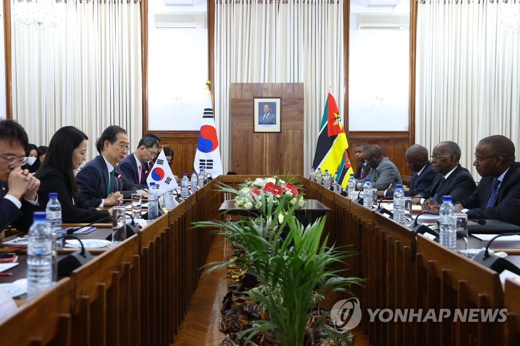 Reunión entre los PM de Corea del Sur y Mozambique