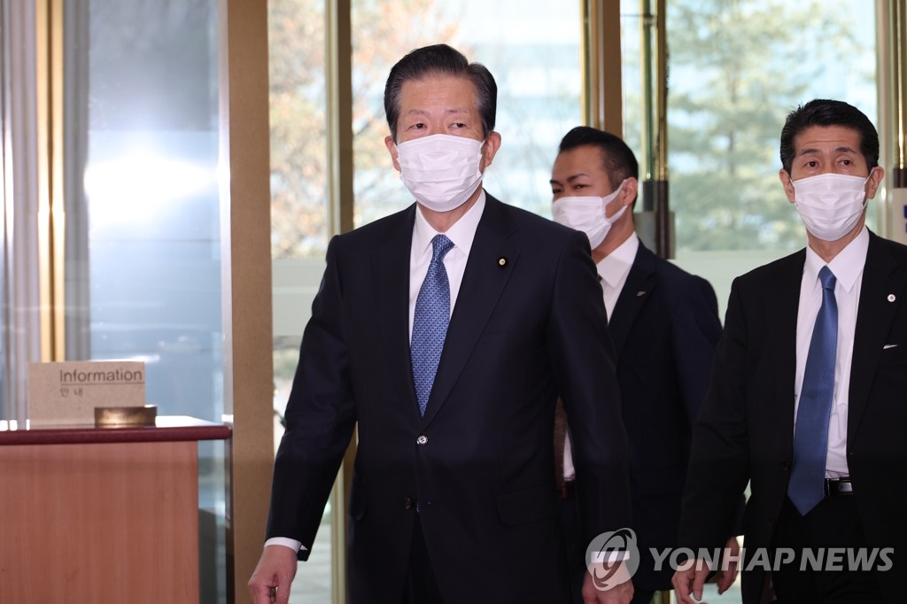 公明代表 韓国外相と面会へ 聯合ニュース