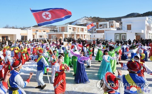 북한 각지에 농촌주택 건설