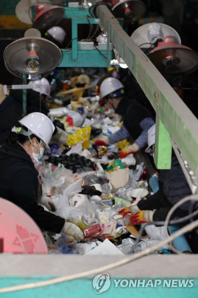 Recycling after Lunar New Year holiday