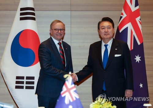 韓豪首脳が会談　国防・防衛産業分野の協力拡大など協議