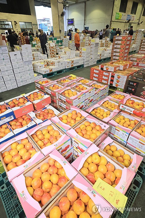 Agricultural market ahead of holiday