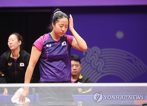 S. Korea secures at least silver in men's table tennis team; women take  bronze