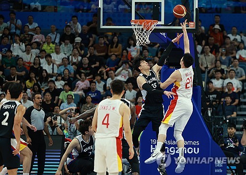 (Asiad) S. Korea crashes out of medal contention in men's basketball