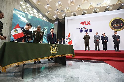 Hyundai Rotem, STX sign contract to supply armored vehicles to Peru