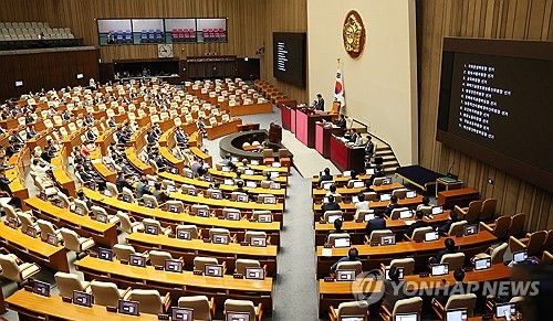 野 단독으로 11곳 상임위원장 선출투표 시작…與 반발 불참