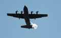 사격하는 미 특수전 항공기 AC-130J