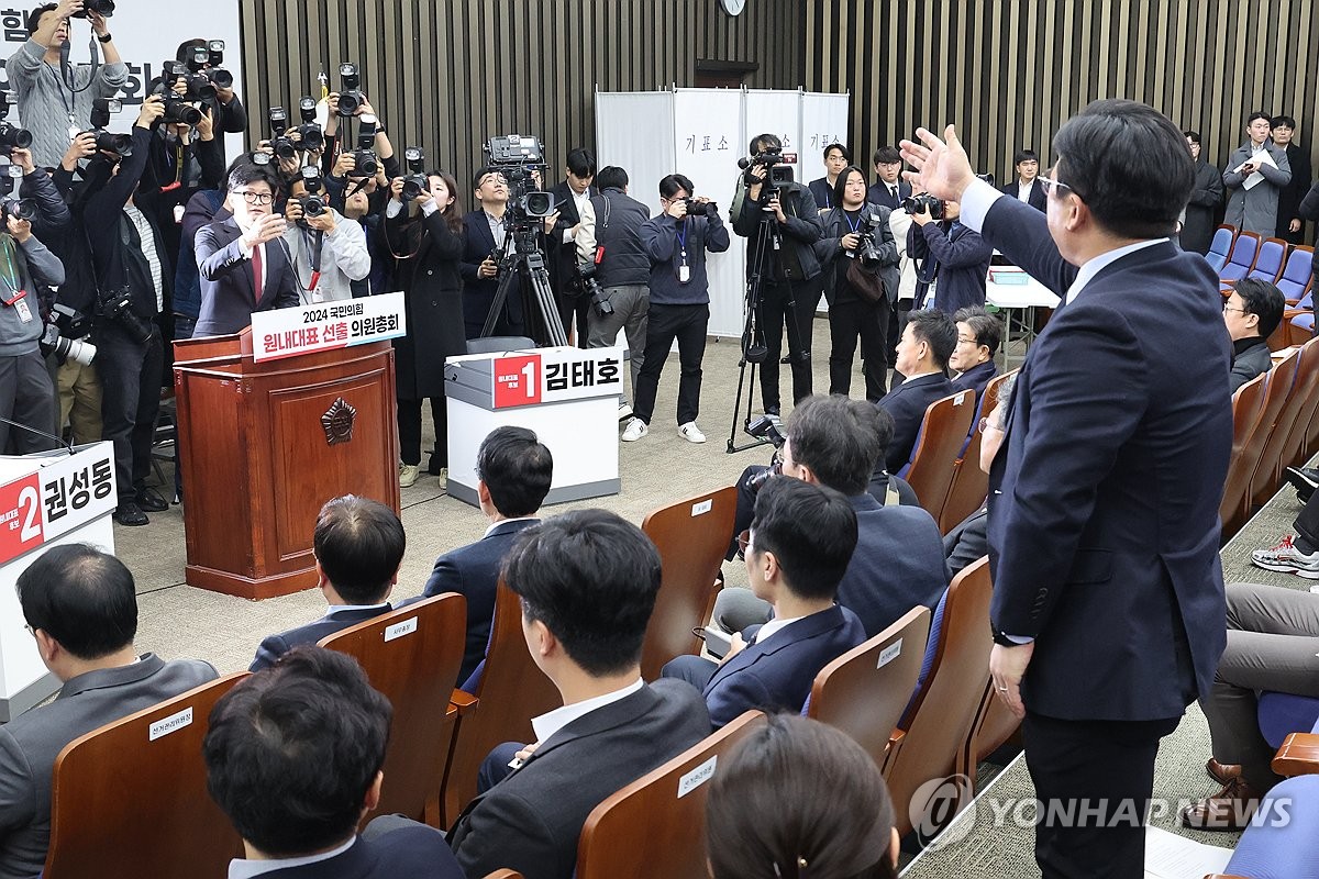 大統領批判した与党代表に抗議