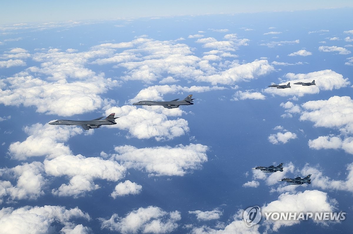 S. Korea, U.S., Japan stage joint air drills in 1st 3-way exercise under Lee gov't