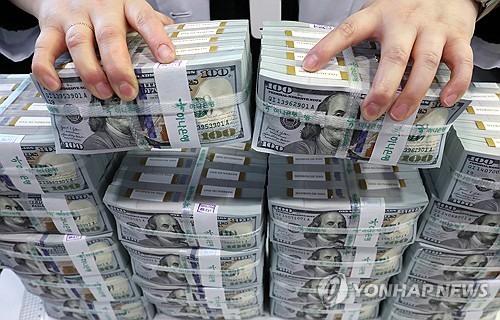 韓国の外貨準備高４１６３億ドル　３カ月連続増加