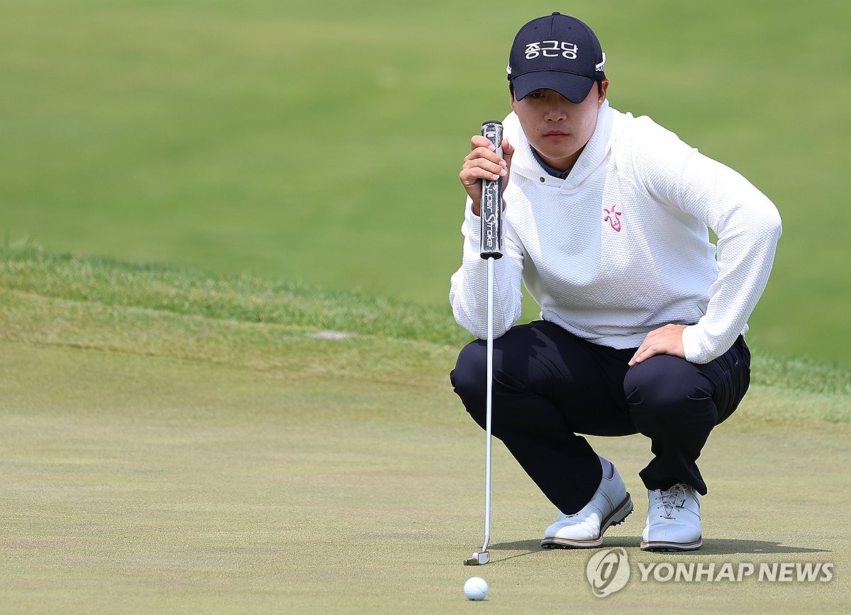 김민규, LIV 골프 코리아 첫날 공동 9위…선두와 4타 차이(종합)