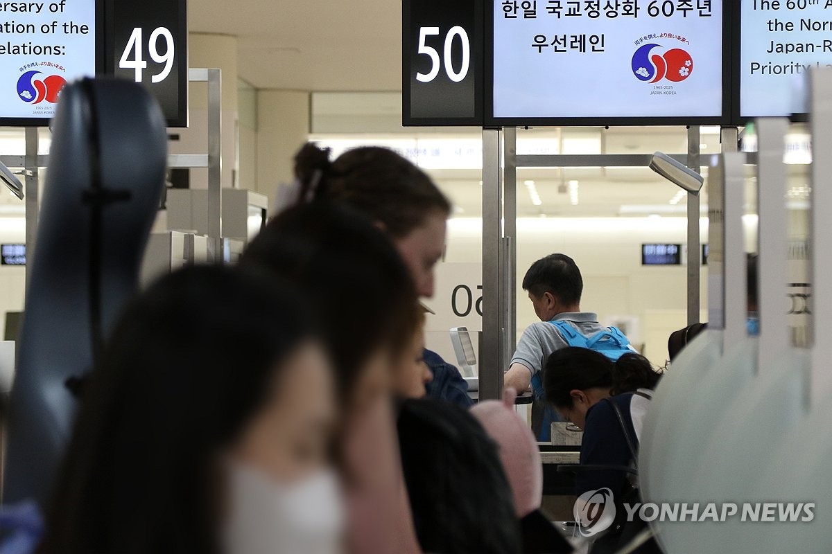 1∼5월 비행기로 한일 오간 승객 1천만명 훌쩍 넘겨…역대 최대