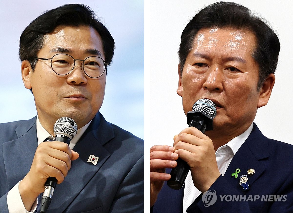 정청래·박찬대, '당원주권 정당' 내세워 '黨心 잡기'…