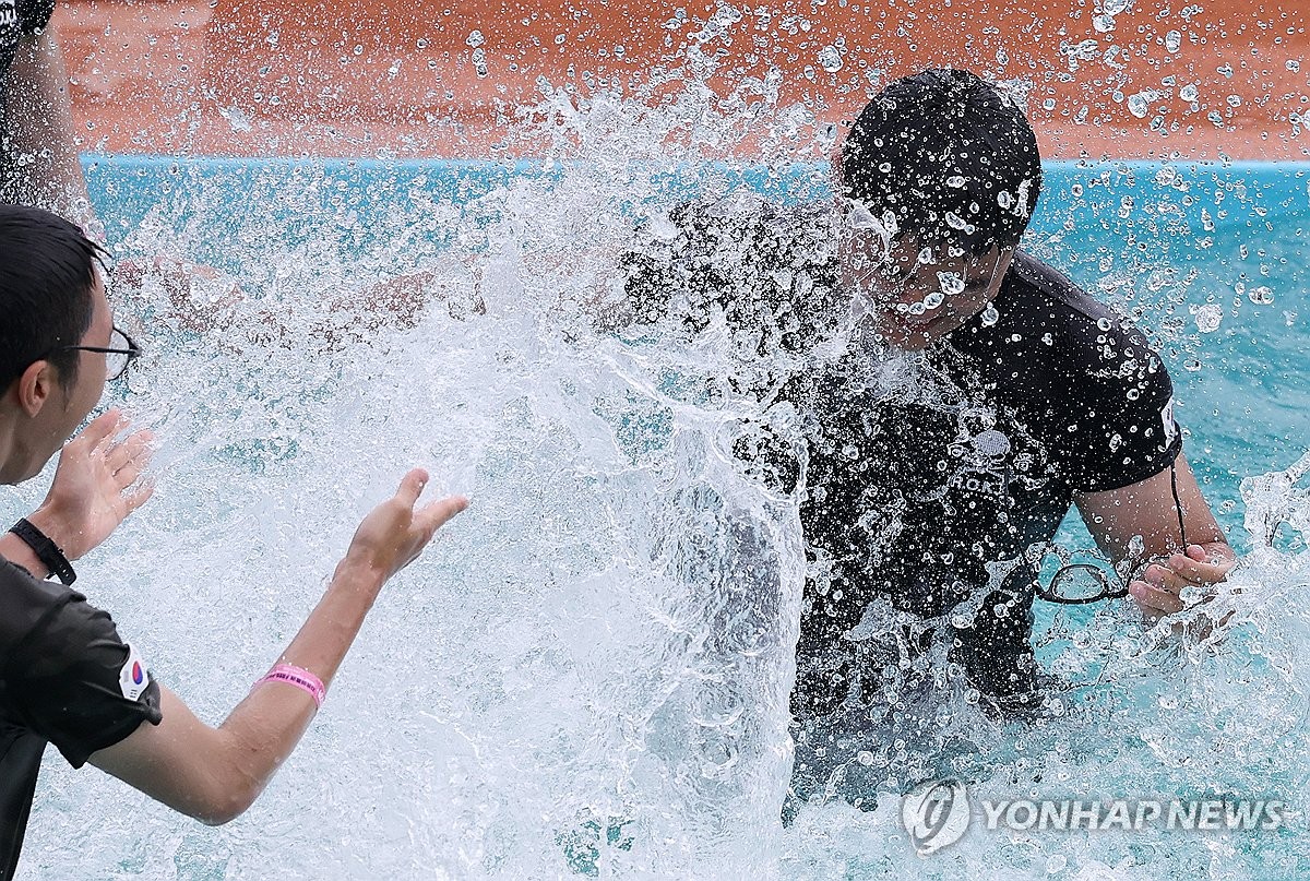 물놀이로 더위 타파