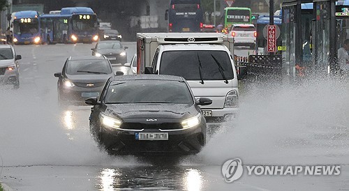 ソウルに大雨注意報