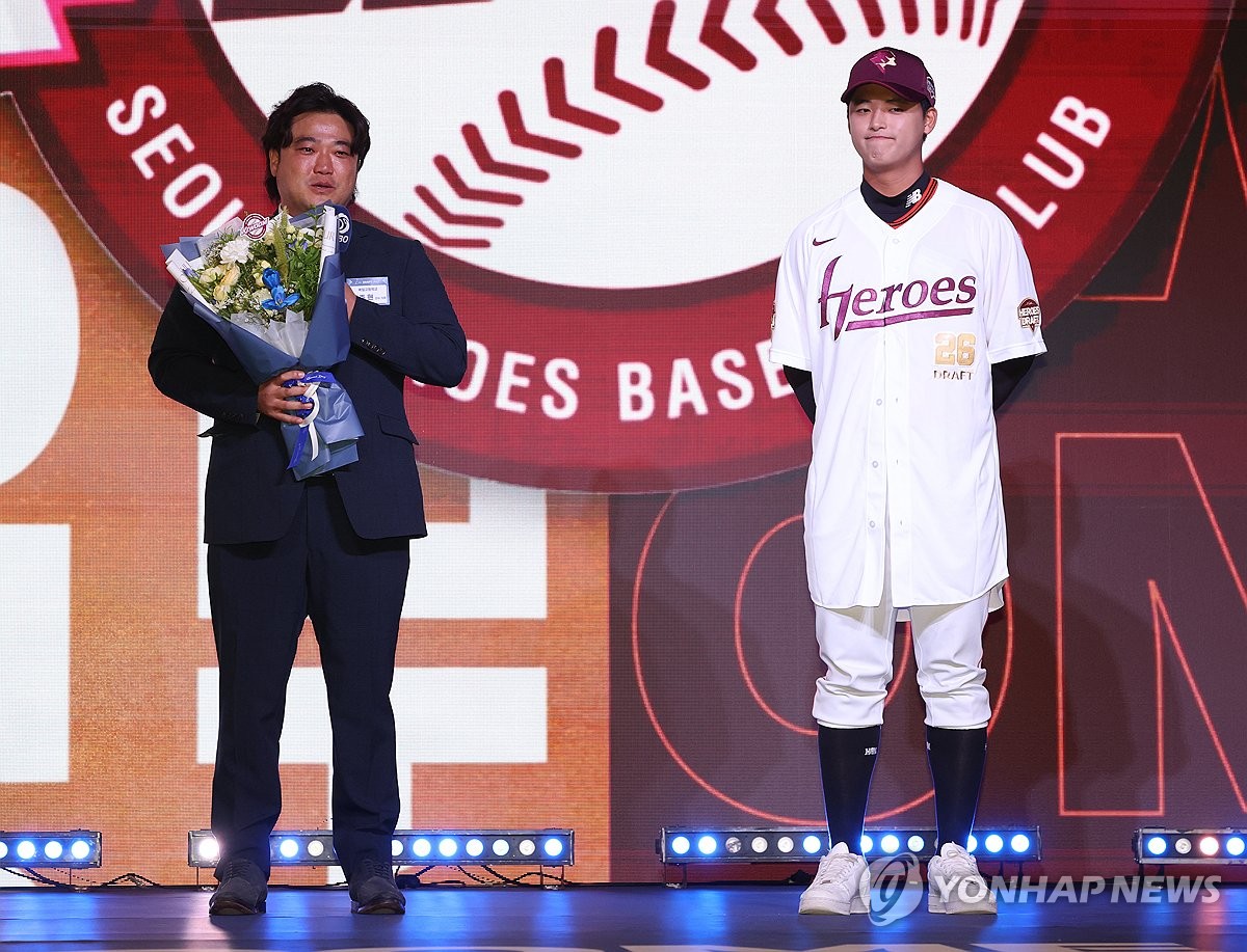 '박석민 아들' 북일고 박준현, 신인드래프트 전체 1순위 키움행