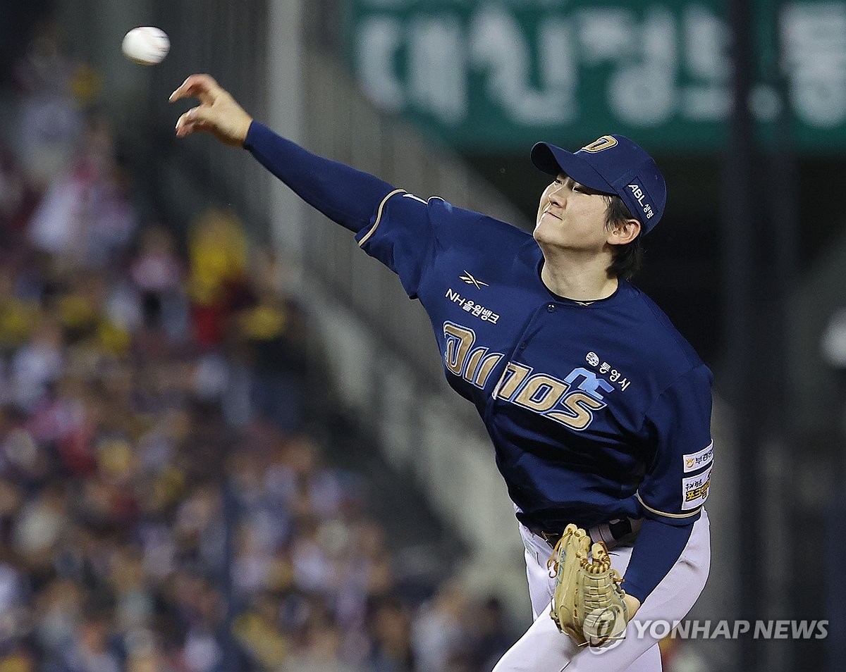 역투하는 NC 전사민