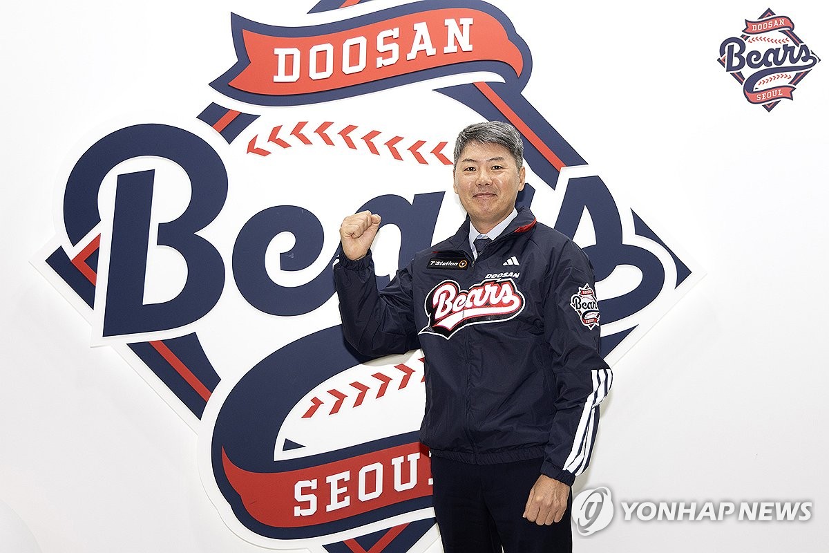 두산 새 사령탑에 김원형 감독 선임