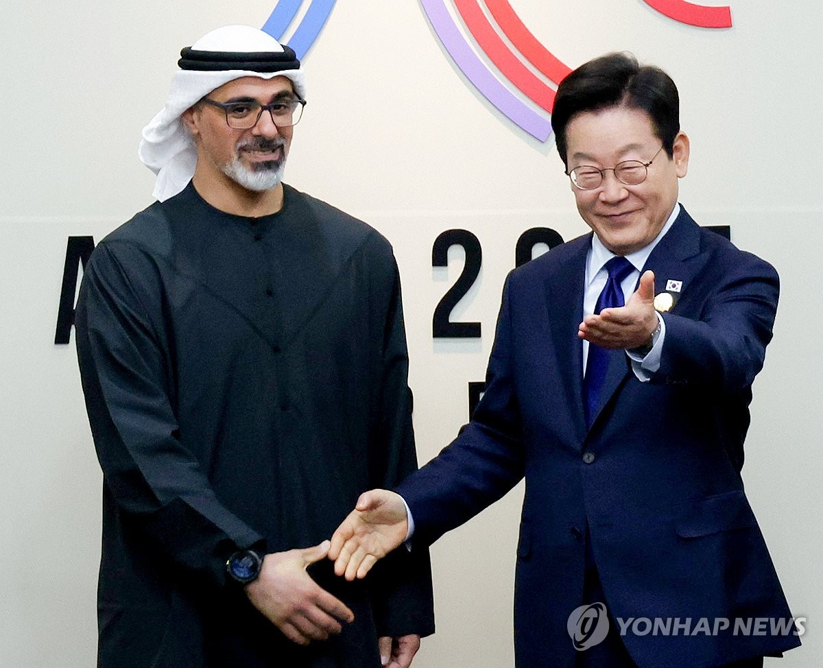 이재명 대통령, UAE 왕세자 면담