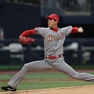 김광현, 시즌 첫 승