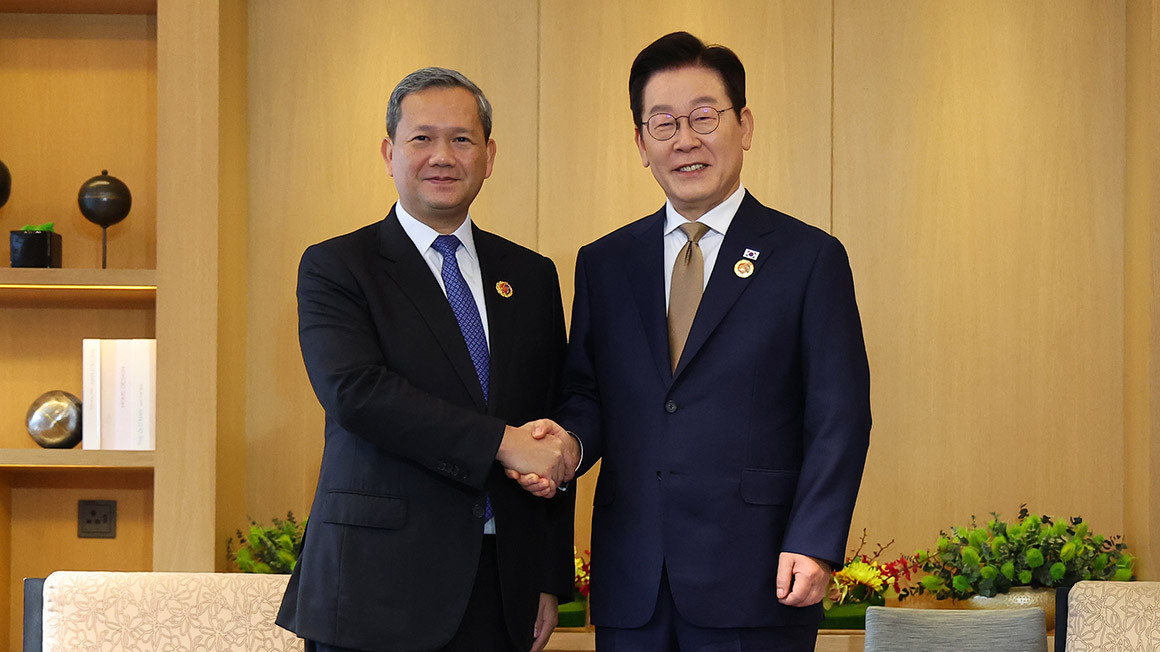 한-캄보디아 정상회담…李대통령 "스캠범죄 예민, 각별한 배려 감사"